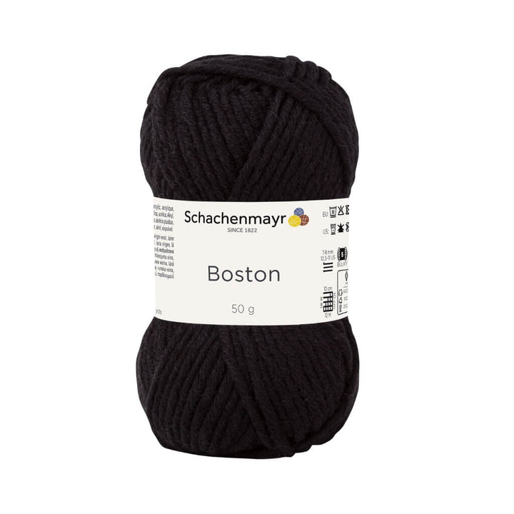 Schachenmayr 99 - Schwarz Schachenmayr Boston Lieblingsgarn