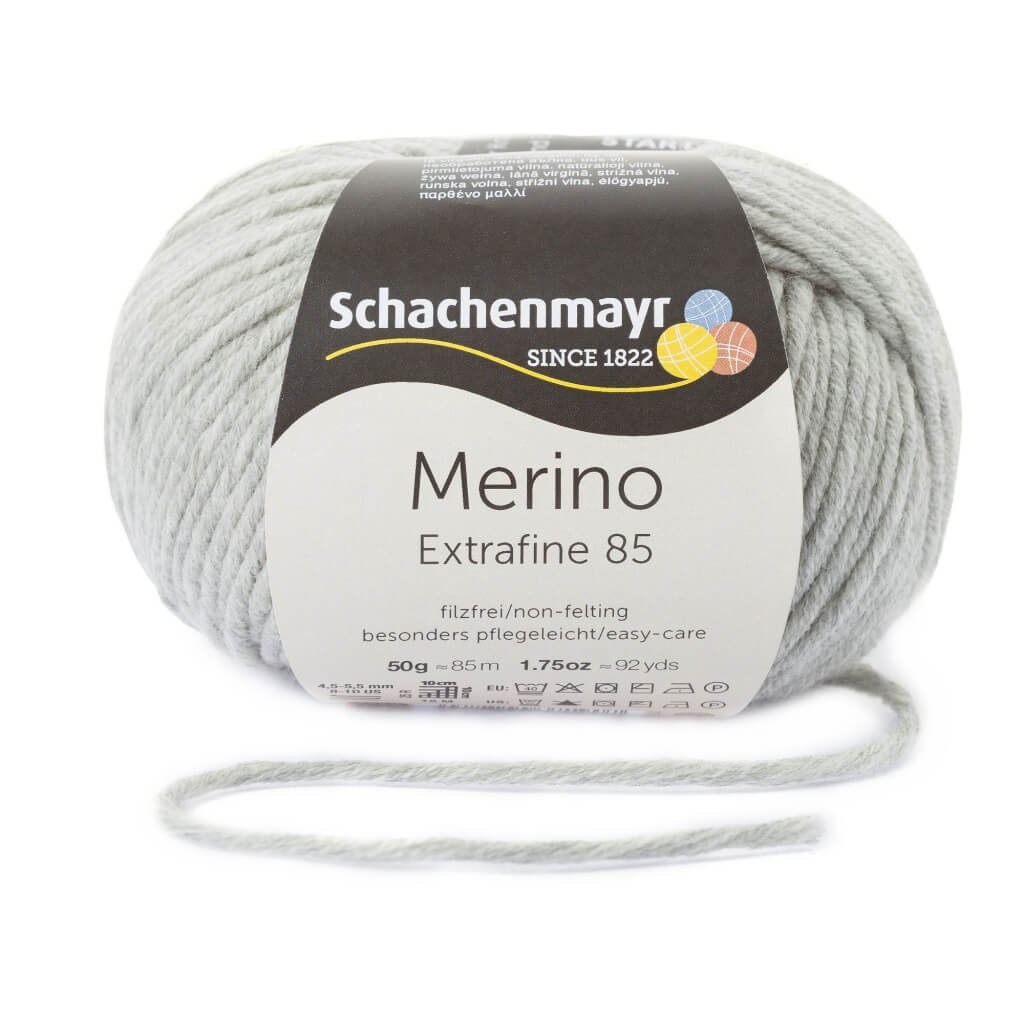 Schachenmayr 290 - Hellgrau Meliert Schachenmayr Merino Extrafine 85 Lieblingsgarn