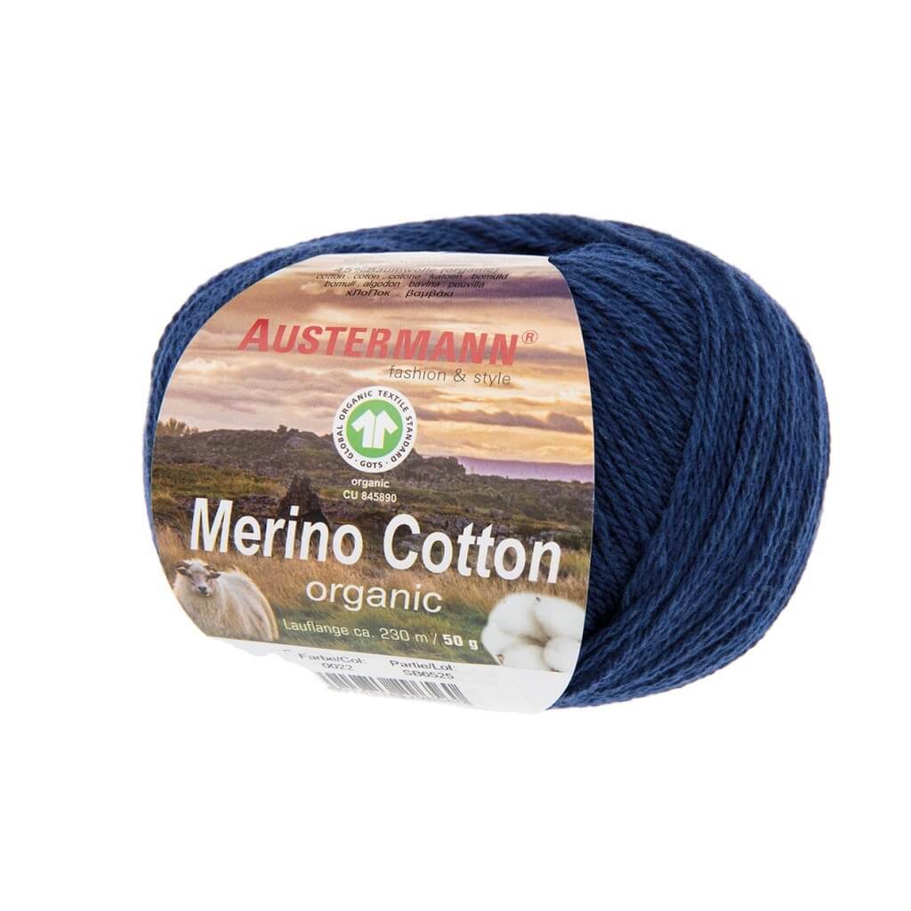 Austermann 22 - Indigo Austermann Merino Cotton 50g Lieblingsgarn