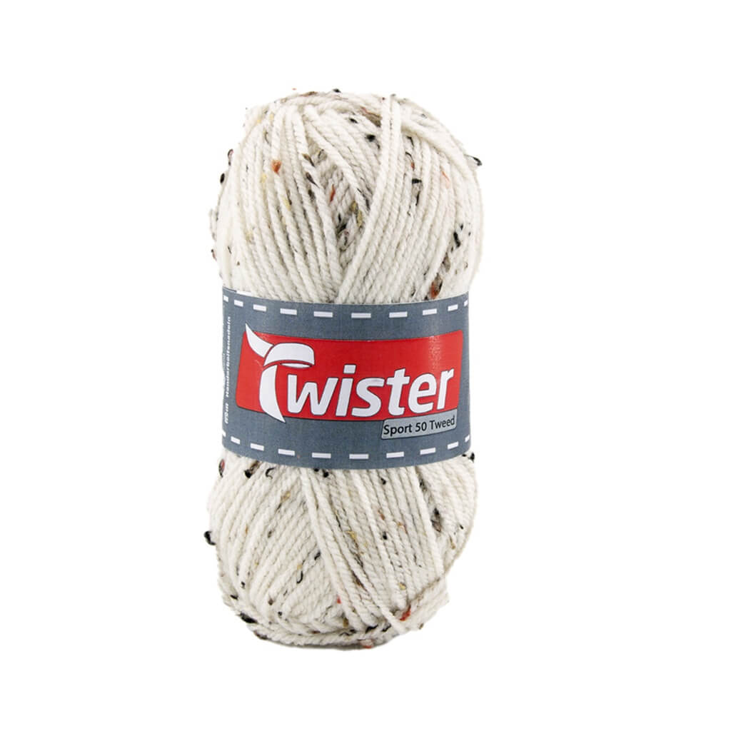 Twister 1 - Natur Tweed Twister Sport 50 Lieblingsgarn