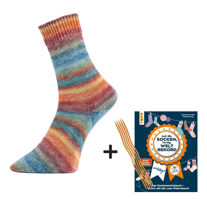 Topp 2 Sockenweltrekord Strickset - Limited Edition Lieblingsgarn