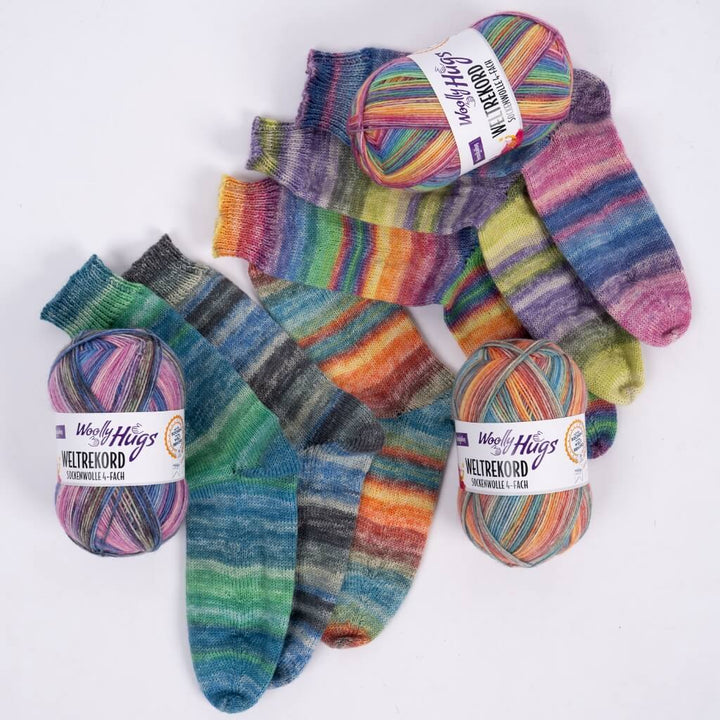Lieblingsgarn Sockenweltrekord Strickset - Limited Edition mit signiertem Buch Lieblingsgarn