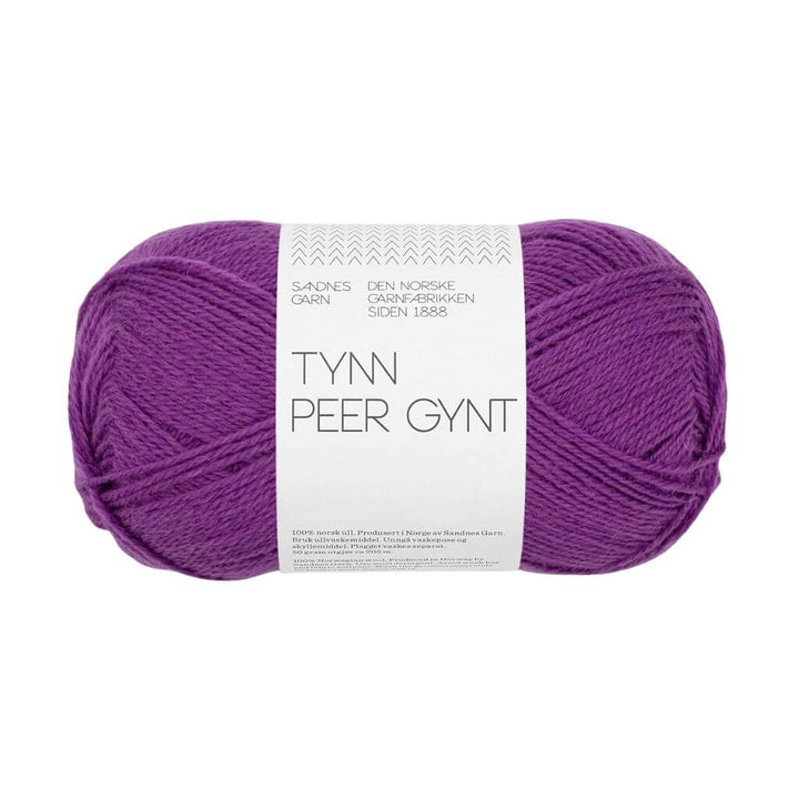 Sandnes Garn Tynn Peer Gynt, Farbe 5045 plum – Schurwolle bei Lieblingsgarn