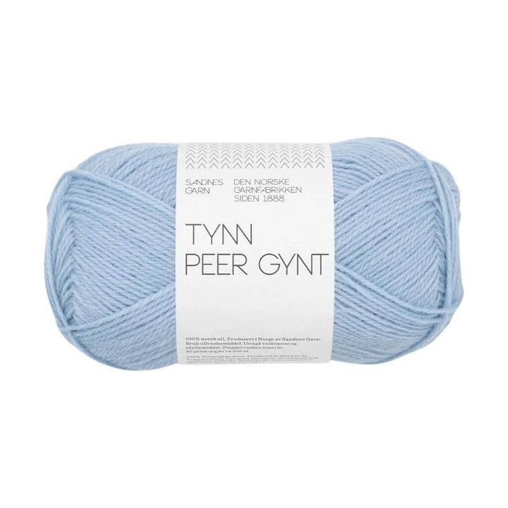 Sandnes Garn Tynn Peer Gynt, Farbe 5812 brunnera blue – Schurwolle bei Lieblingsgarn