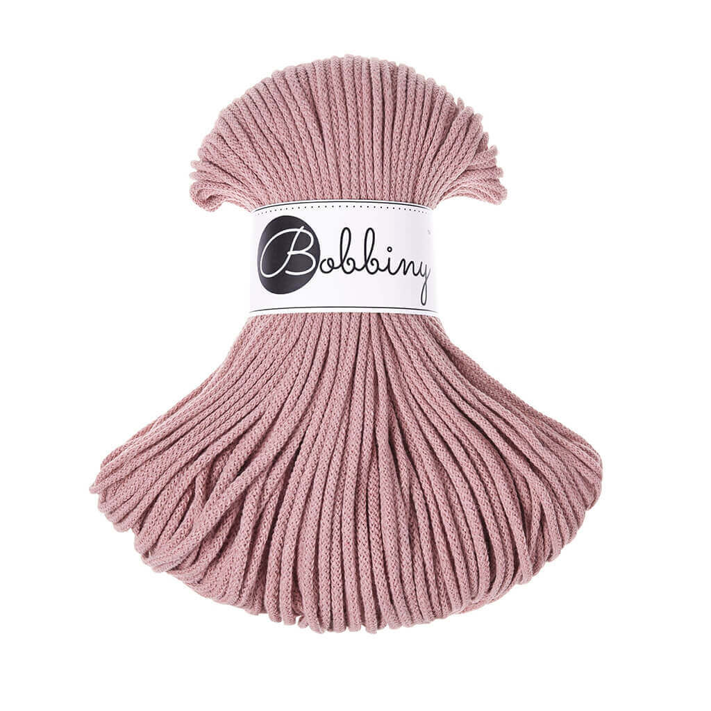 Bobbiny Makramee Blush Bobbiny Kordel Junior 3mm x 100 m Lieblingsgarn
