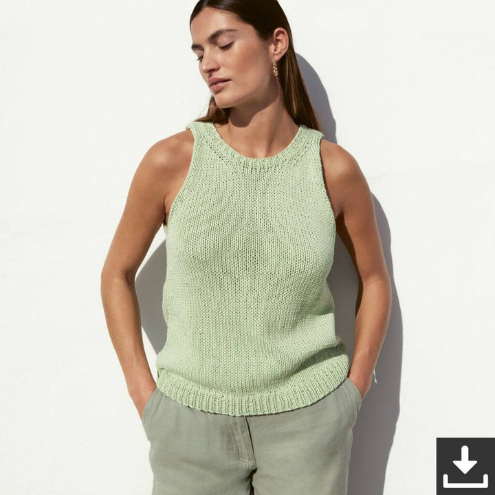 Lana Grossa Pattern A-Linie Top Strickanleitung - Lana Grossa (PDF) Lieblingsgarn