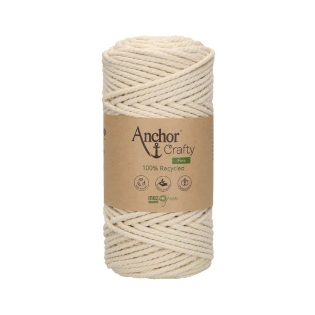 Anchor 105 - Natural Anchor Crafty Fine 3 mm x 65 m Lieblingsgarn