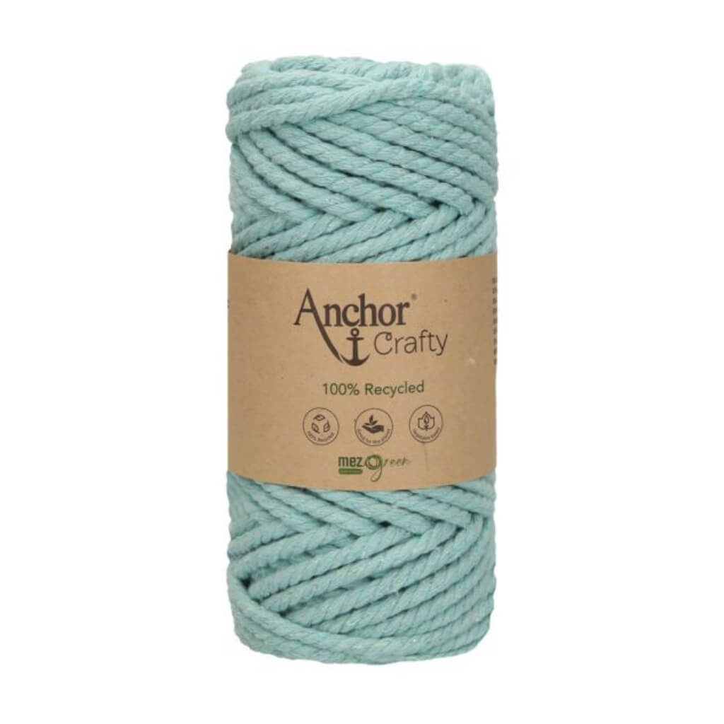 Anchor 117 - Mint Blue Anchor Crafty Makramee Garn 5 mm Lieblingsgarn