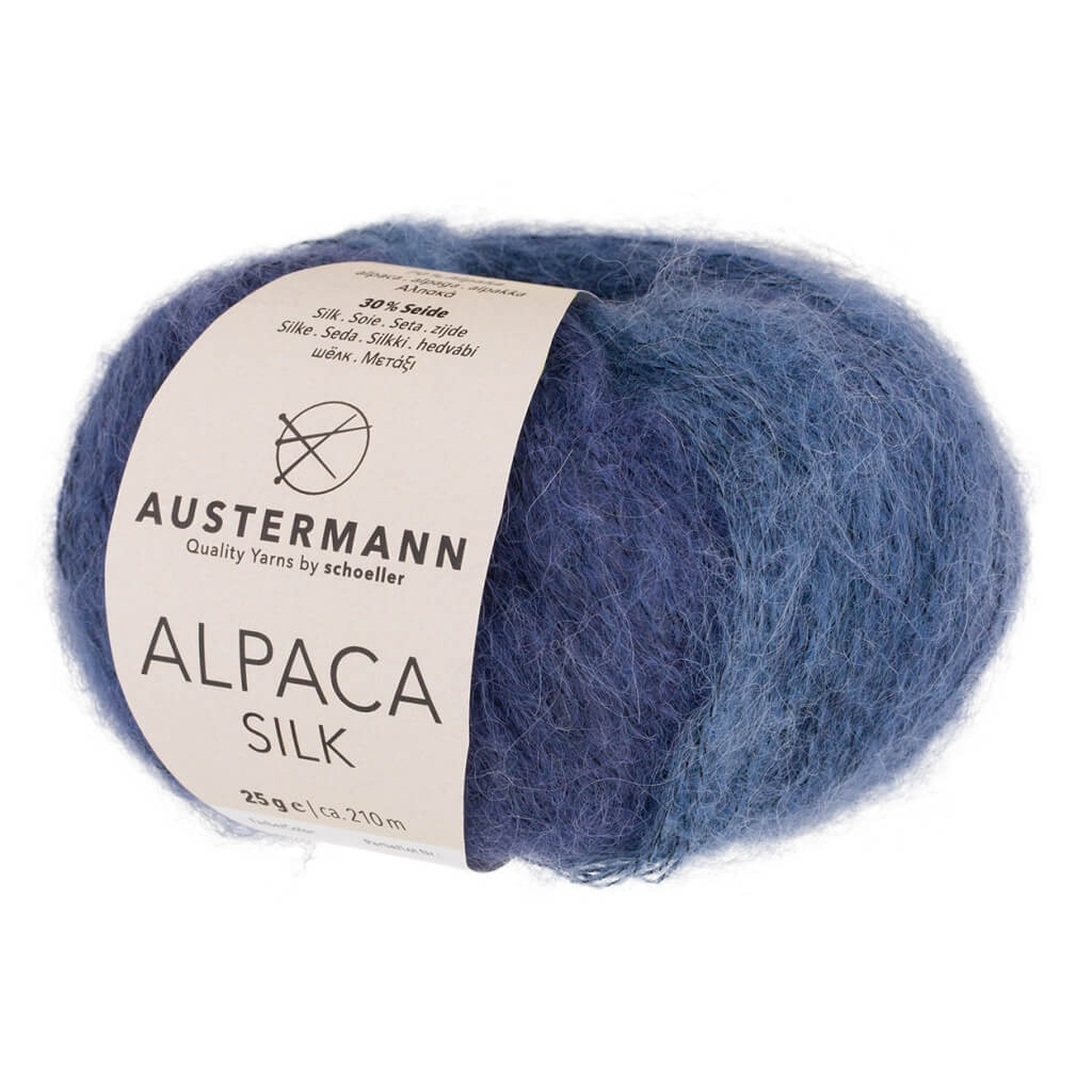 Austermann Alpaca Silk, Farbe Meer – Alpaka und Seide bei Lieblingsgarn