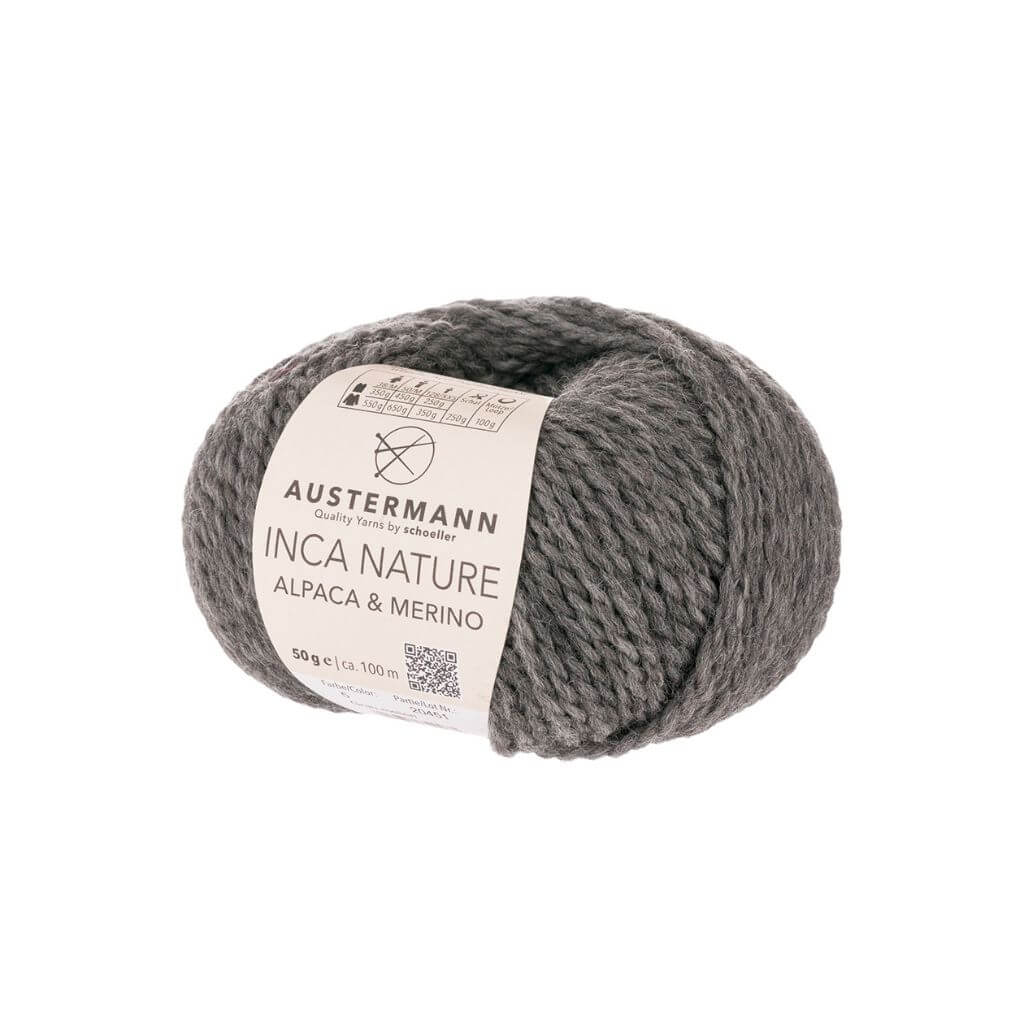 Austermann 5 - grau mel. Austermann Inca Nature Lieblingsgarn