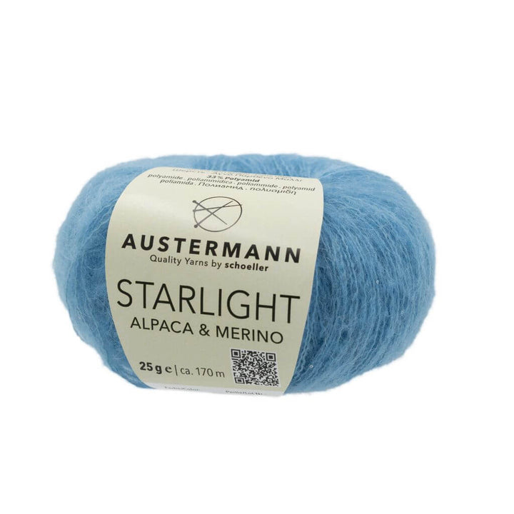 Austermann Starlight, Farbe 4 Bleu – Alpaka, Merino und Synthetik bei Lieblingsgarn