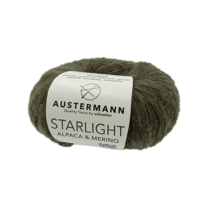 Austermann Starlight, Farbe 6 Oliv – Alpaka, Merino und Synthetik bei Lieblingsgarn