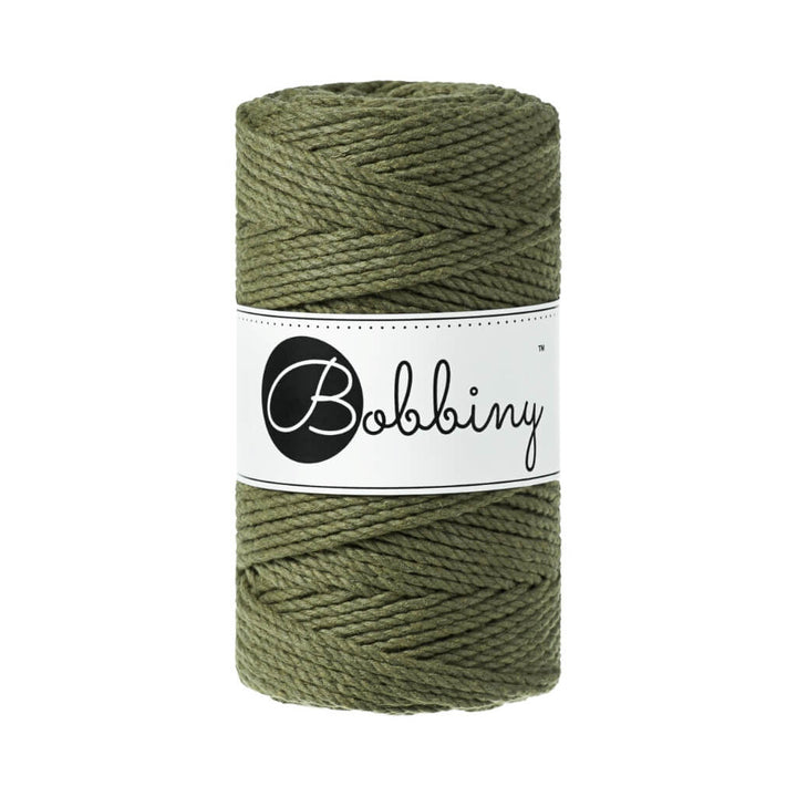 Bobbiny Avocado Bobbiny Makramee Garn 3mm gedreht Lieblingsgarn