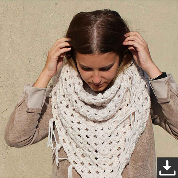 myBoshi Pattern Tuch Ayabe Dreieckstuch Häkelanleitung - myboshi (PDF) bei bei bei bei bei bei bei bei bei bei Lieblingsgarn