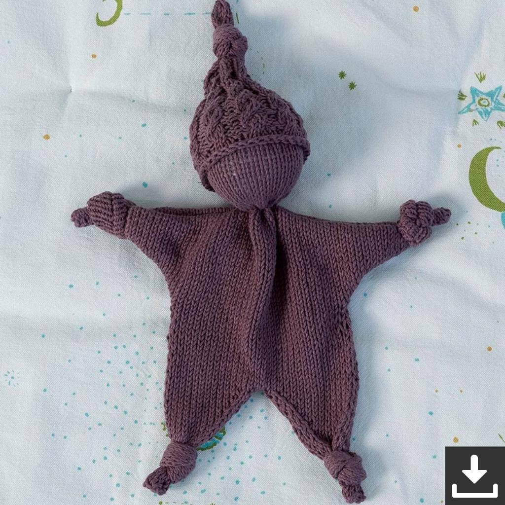 Lang Yarns Pattern Schnuffeltuch Knotenmann Strickanleitung - Lang Yarns (PDF) bei bei bei bei bei bei bei bei Lieblingsgarn
