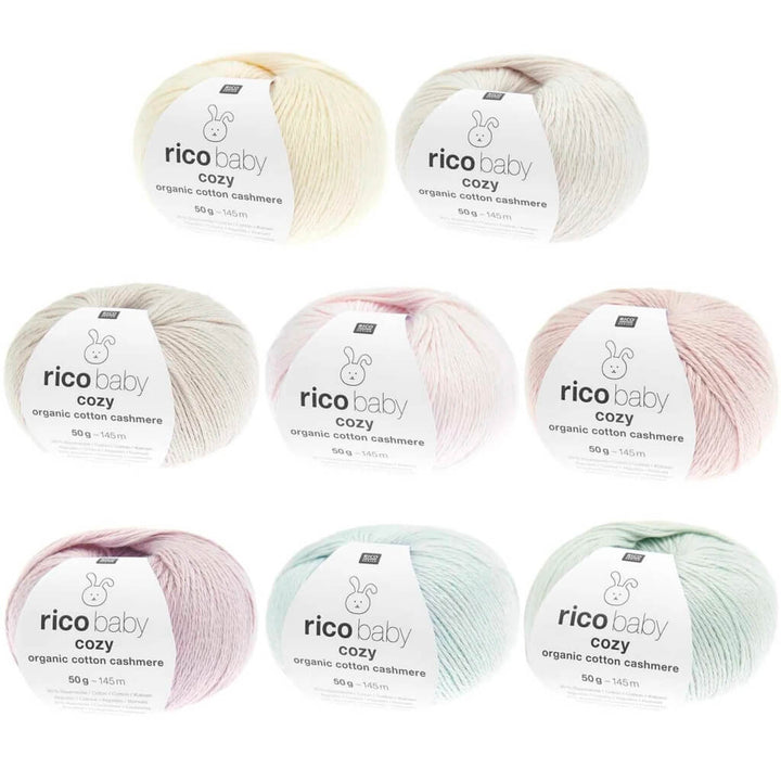 Rico Design Baby Cozy Organic Cotton Cashmere bei bei bei bei bei bei bei bei bei bei bei bei bei Lieblingsgarn