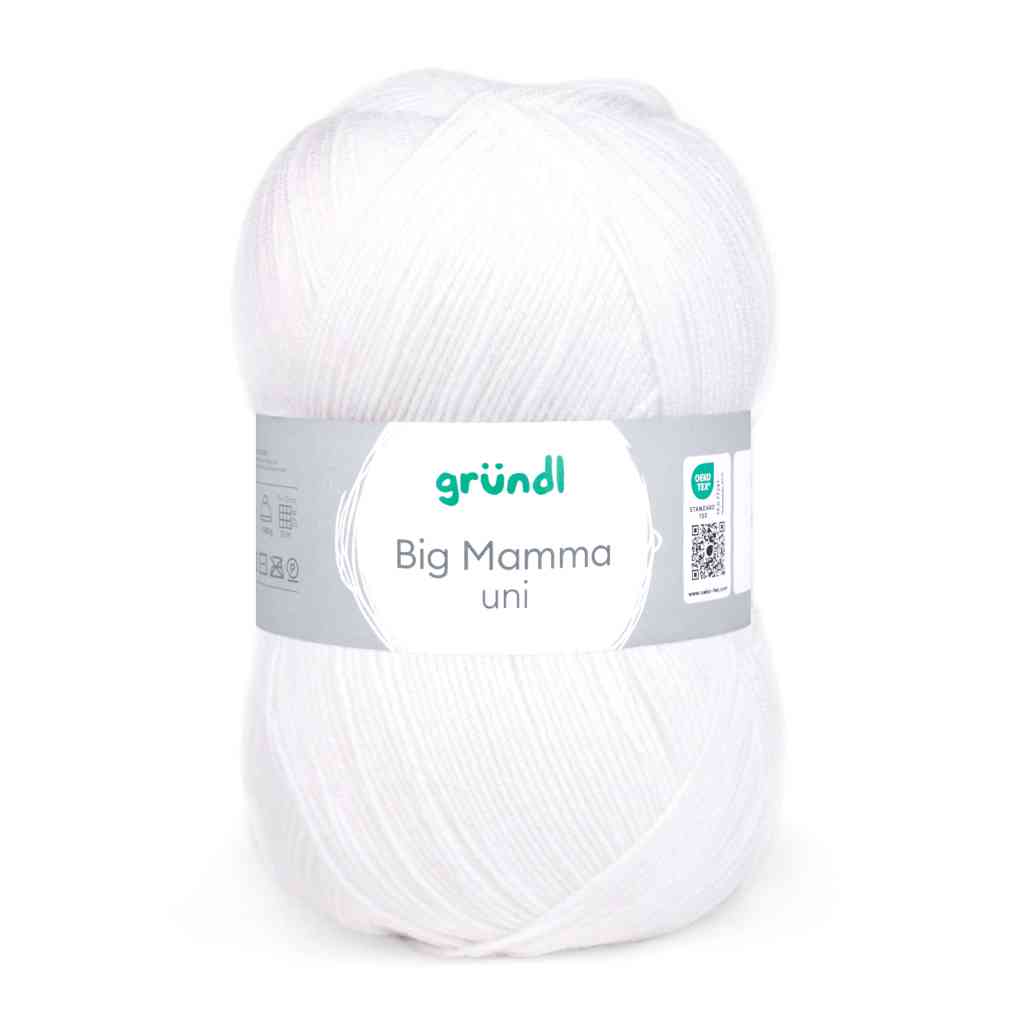 Gründl 131 -weiß Gründl Big Mamma Uni 400g Lieblingsgarn