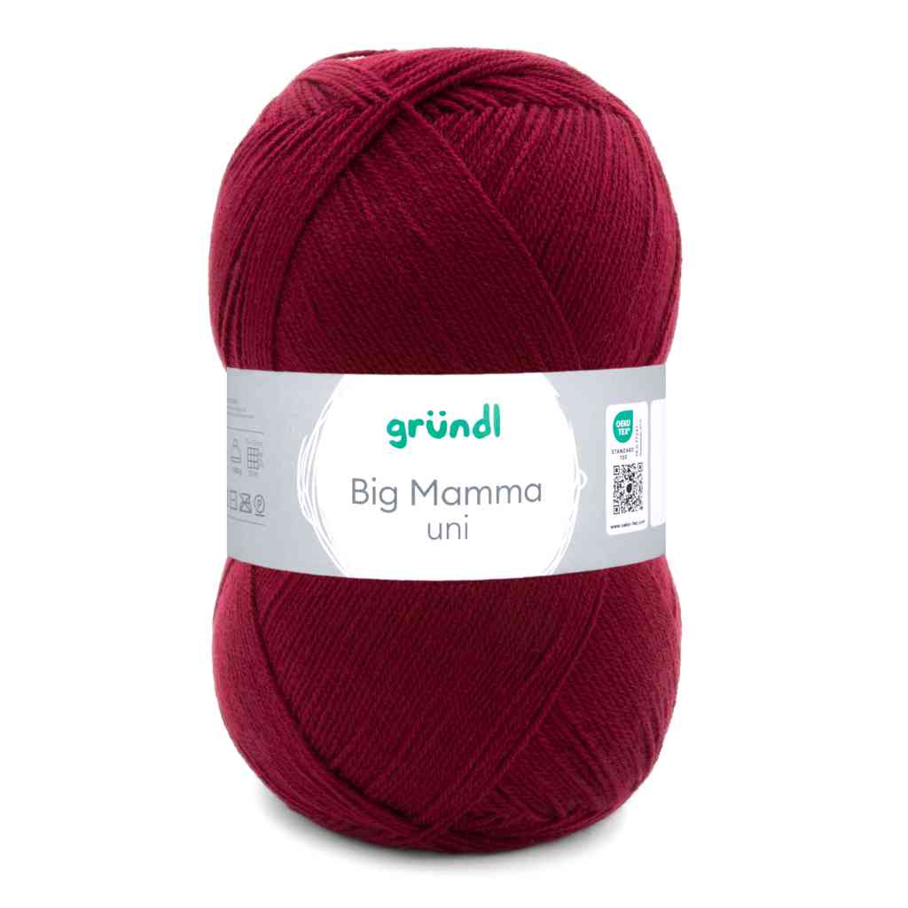 Gründl 138 -kirschrot Gründl Big Mamma Uni 400g Lieblingsgarn