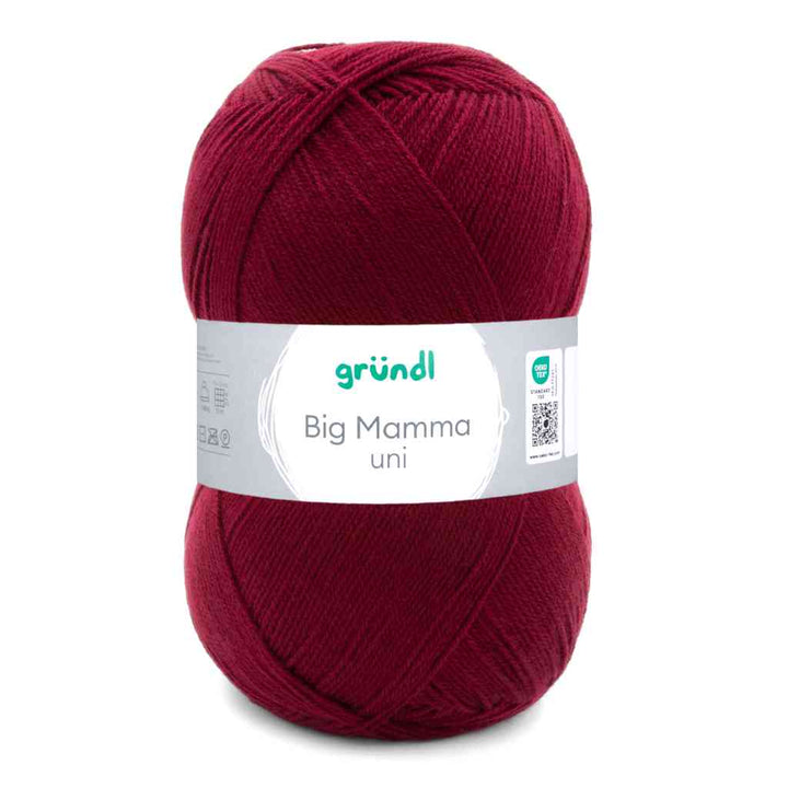 Gründl 138 -kirschrot Gründl Big Mamma Uni 400g Lieblingsgarn