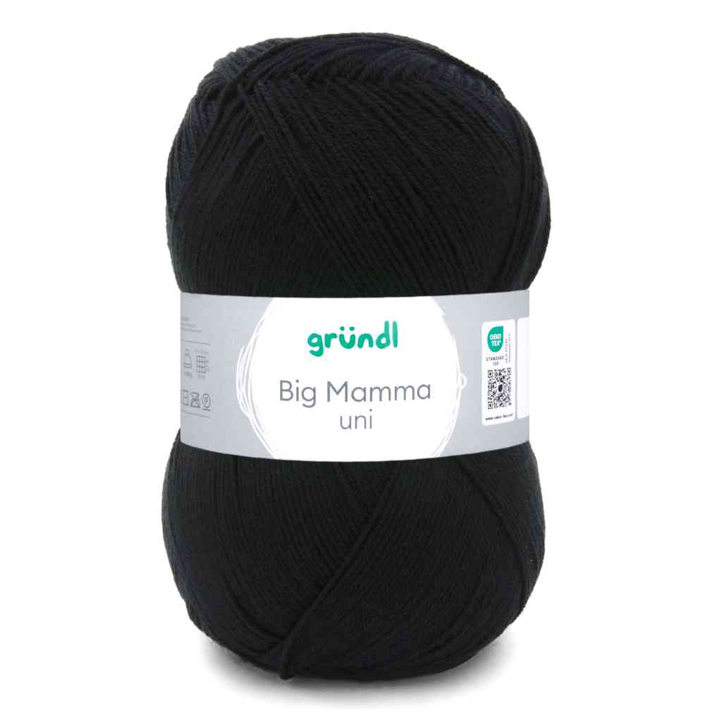 Gründl 146 -schwarz Gründl Big Mamma Uni 400g Lieblingsgarn
