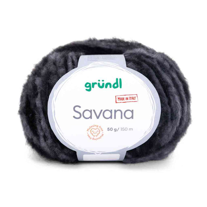 Gründl 05 -nachtschwarz-graphit Gründl Savana Lieblingsgarn