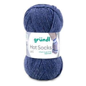 Gründl Hot Socks uni 50 Sockenwolle
