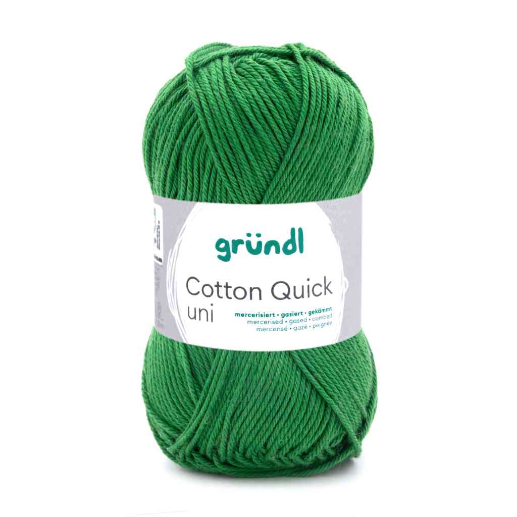 Gründl Cotton Quick Uni, Farbe 114  farn – Baumwolle bei Lieblingsgarn