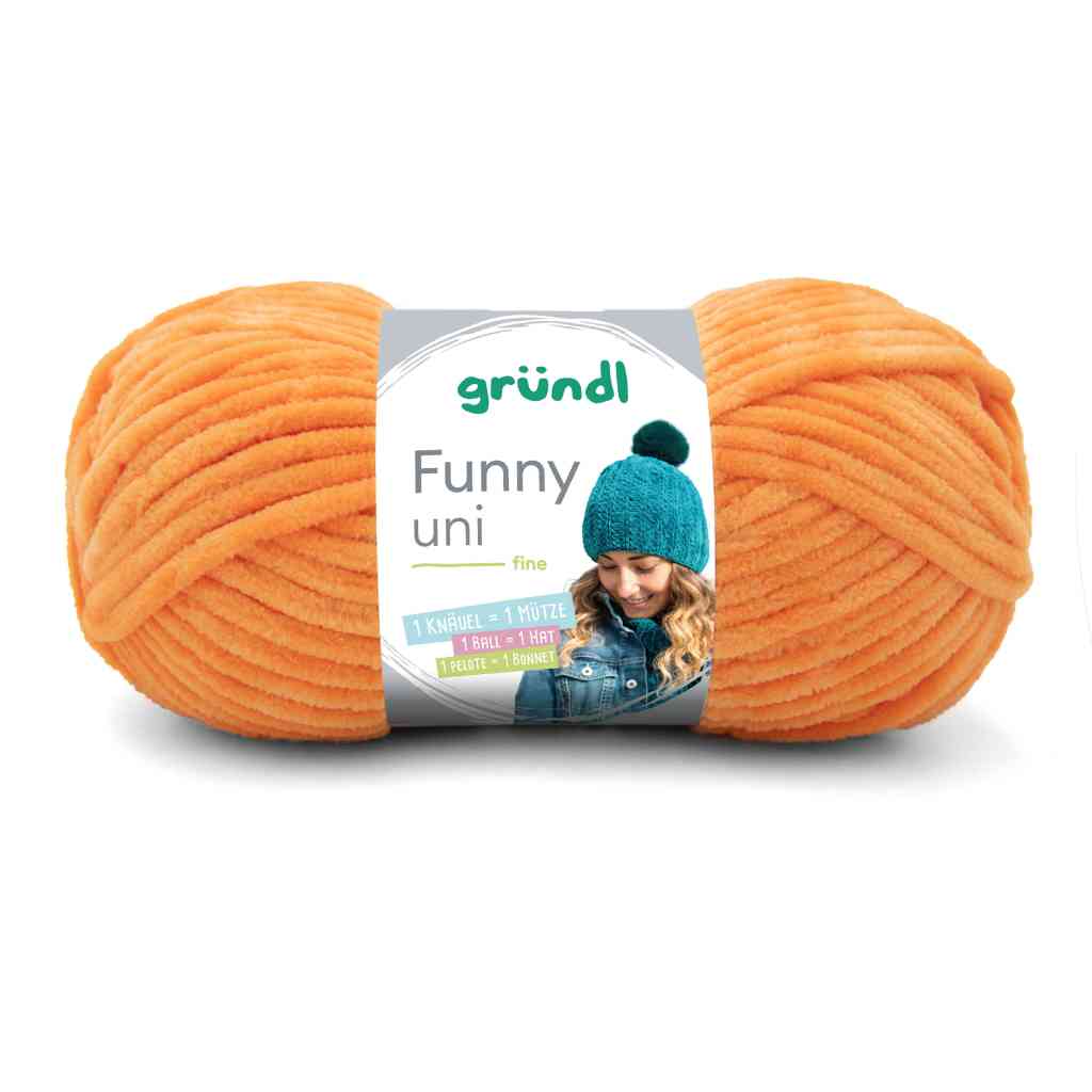 Gründl 29 -safran Gründl Funny uni Wolle Lieblingsgarn