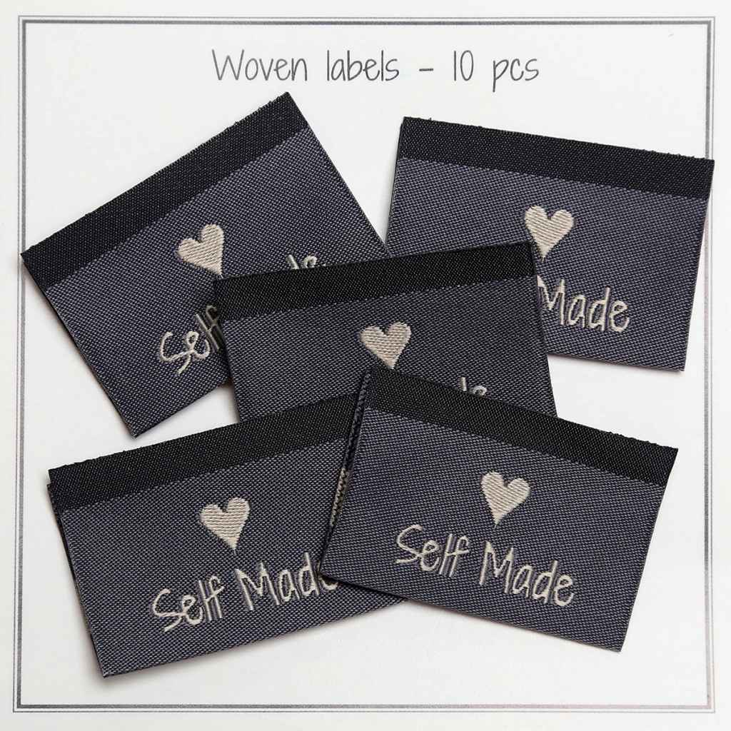Go Handmade Self Made Go Handmade Gewebte Label 35 x 19 mm Lieblingsgarn