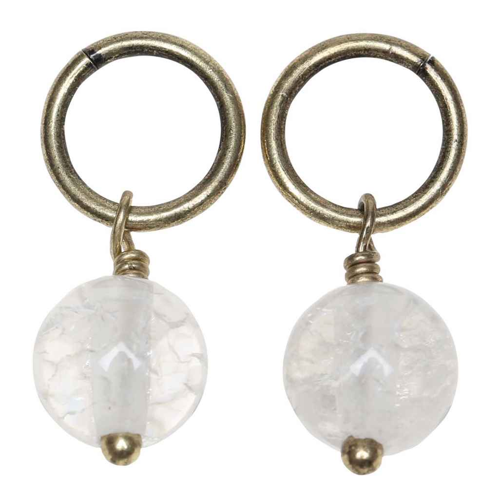 Go Handmade Crystal, Antique Go Handmade Maschenmarkierer mit Edelstein Lieblingsgarn