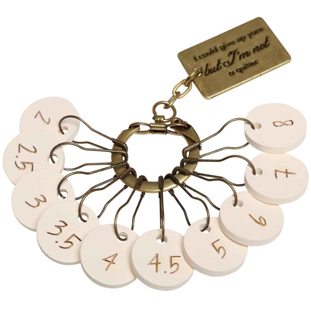Go handmade Maschenmarkierer mit Zahlen