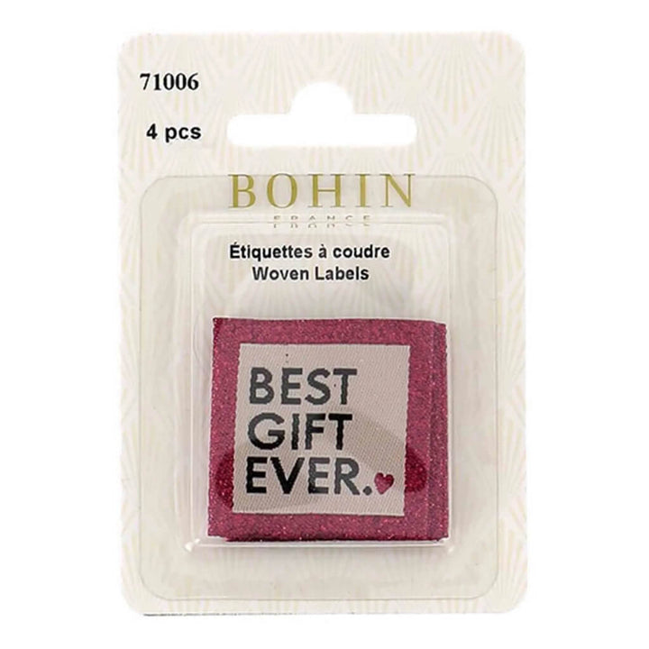 Bohin Label Kleidung aufnähbar