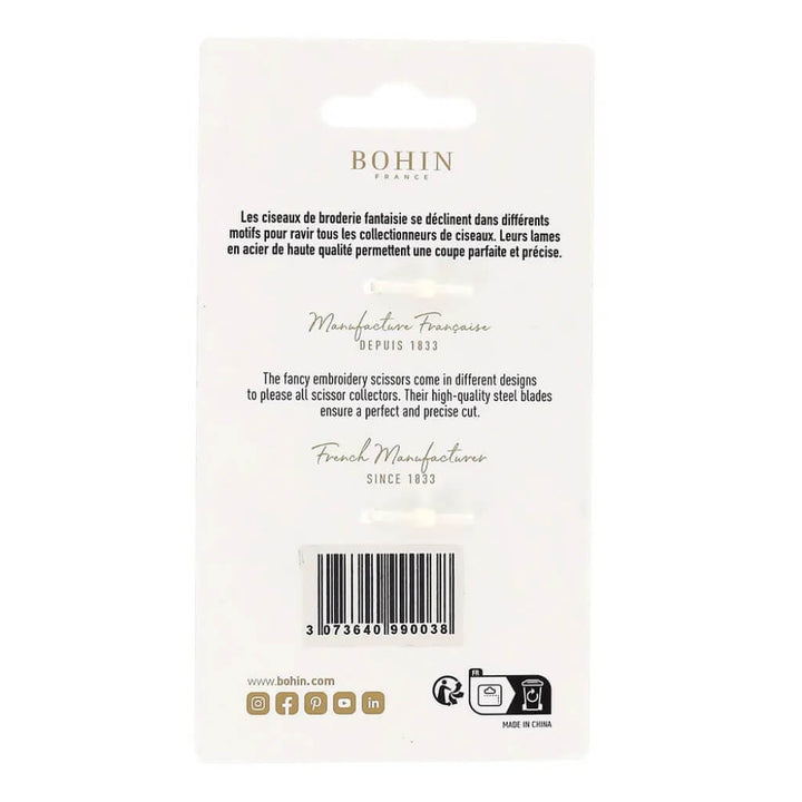 Bohin Bohin Safari Stickschere 9cm Lieblingsgarn