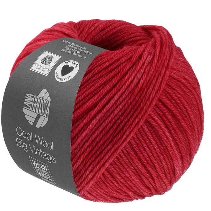 Lana Grossa 7195 - Rot Lana Grossa Cool Wool Big Vintage Lieblingsgarn