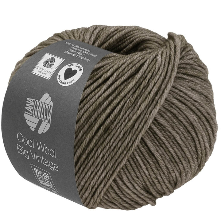 Lana Grossa 7196 - Graugrün Lana Grossa Cool Wool Big Vintage Lieblingsgarn