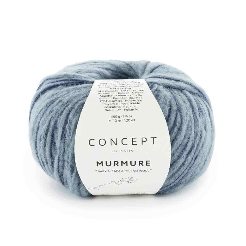 Katia 075 - Dunkelblau-Hellblau Katia Concept Murmure Lieblingsgarn