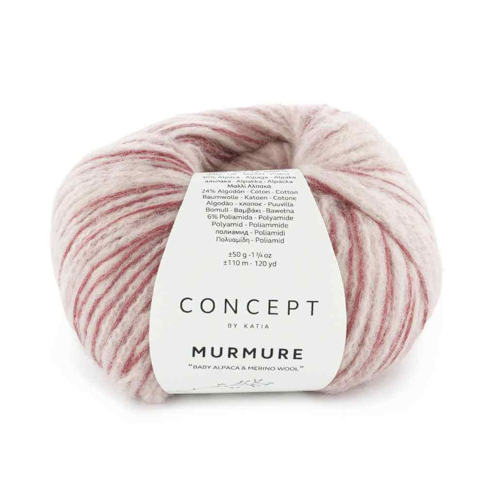 Katia 078 - Rosé-Dunkelrosé Katia Concept Murmure Lieblingsgarn