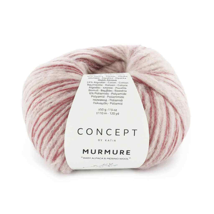 Katia 078 - Rosé-Dunkelrosé Katia Concept Murmure Lieblingsgarn