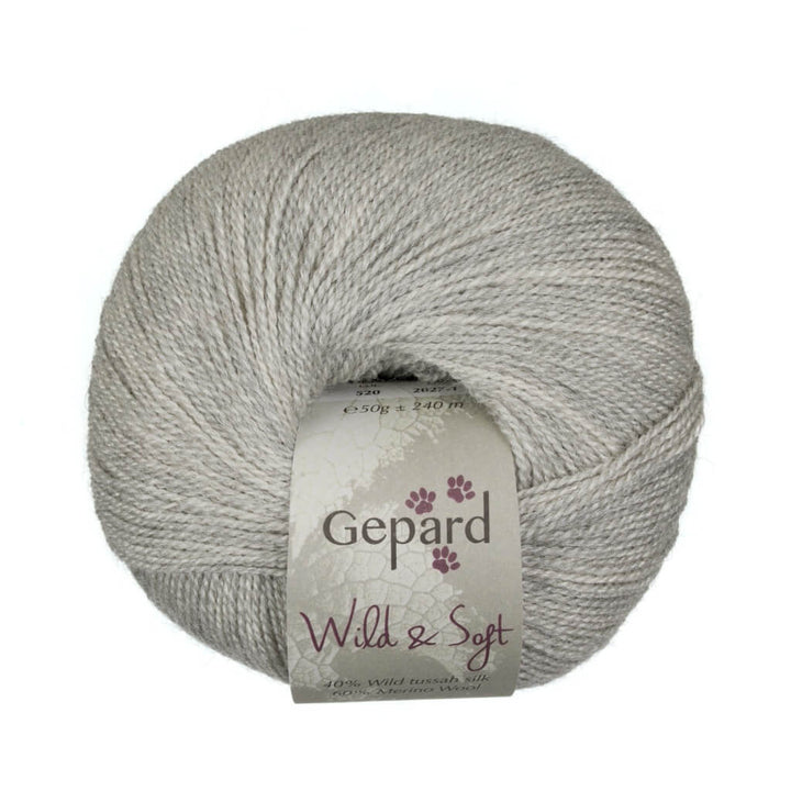 Gepard 520 – Light Grey Gepard Wild &amp; Soft Lieblingsgarn