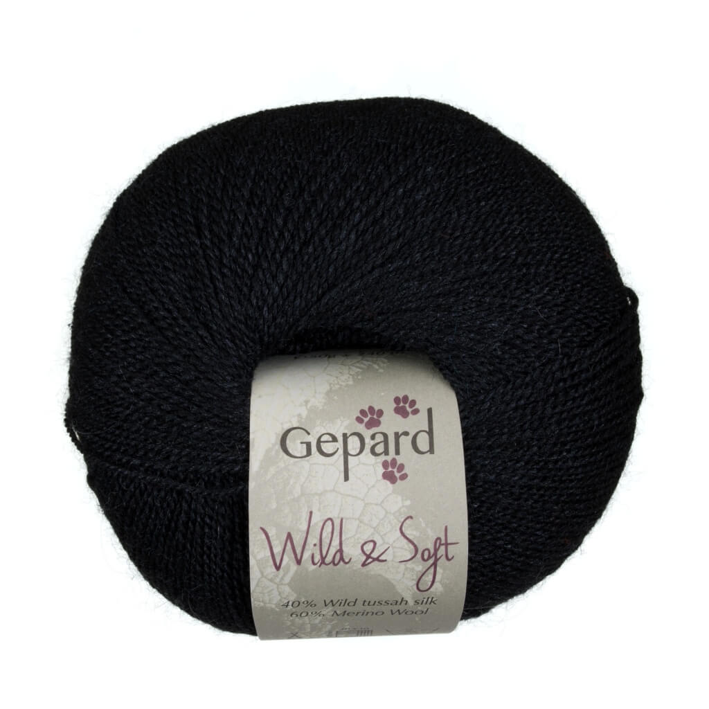 Gepard 599 – Black Gepard Wild & Soft Lieblingsgarn