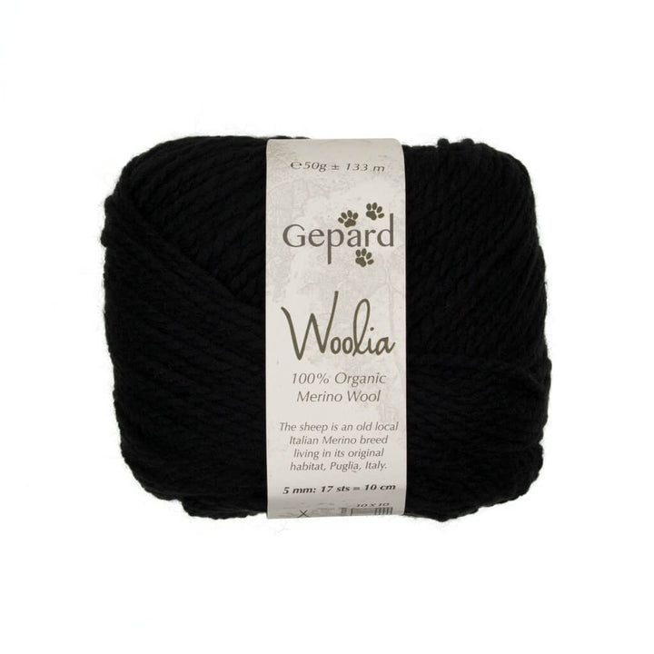 Gepard 599 – Noir Gepard Woolia Lieblingsgarn