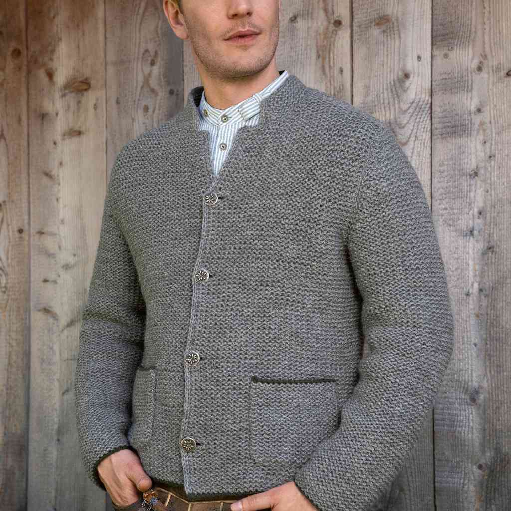 Lana Grossa Pattern Jacke Modell 6 Herrenjacke Strickanleitung - Lana Grossa (Heft) Lieblingsgarn