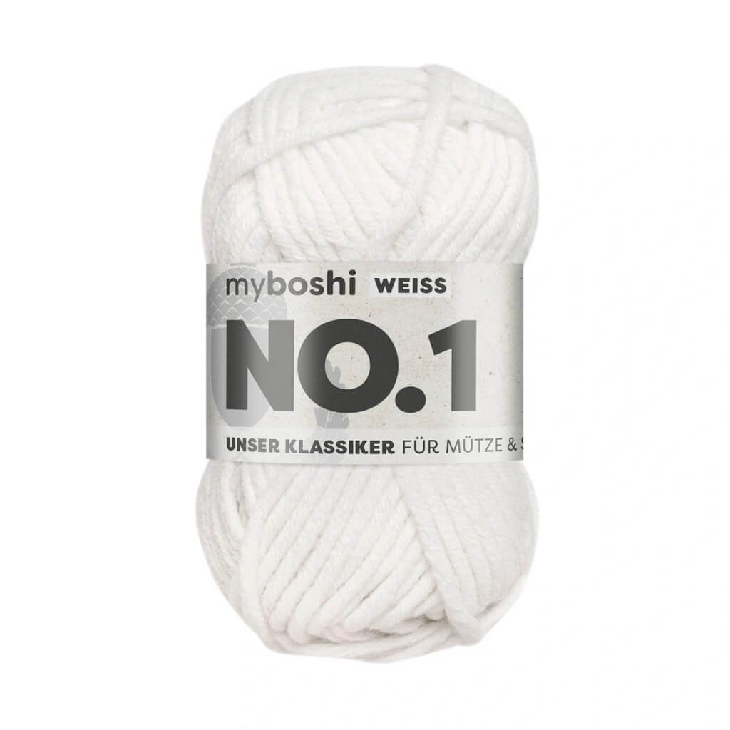 myBoshi Weiß myboshi No.1 Lieblingsgarn