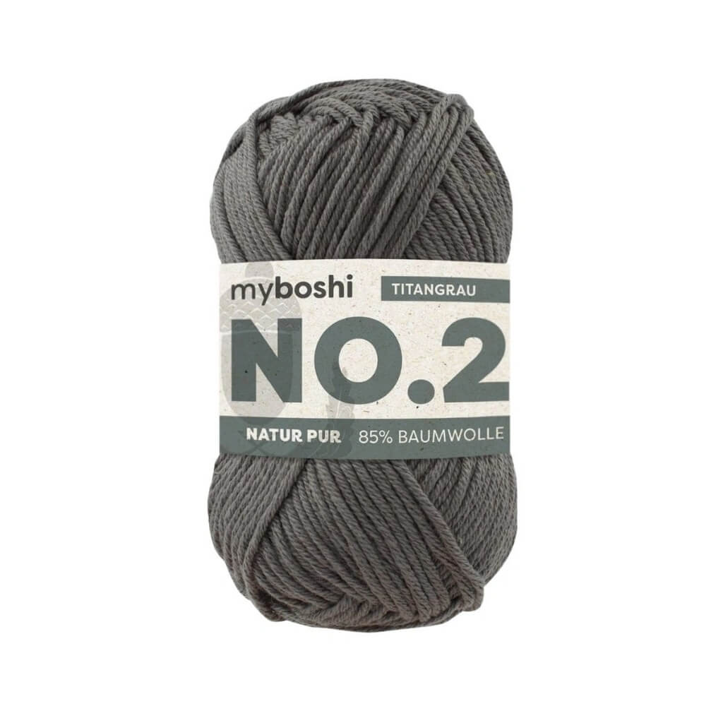 myBoshi Titangrau myboshi No.2 Lieblingsgarn