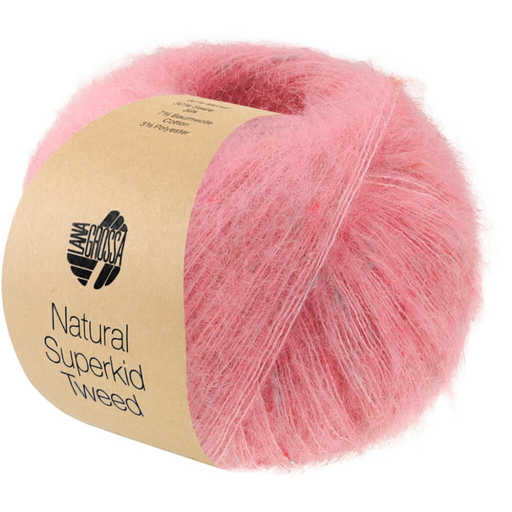 Lana Grossa 638 - Nelkenrosa Lana Grossa Natural Superkid Tweed Lieblingsgarn