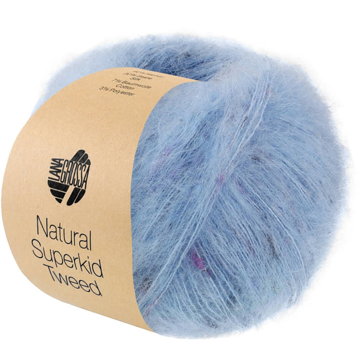 Lana Grossa 643 - Hellblau Lana Grossa Natural Superkid Tweed Lieblingsgarn