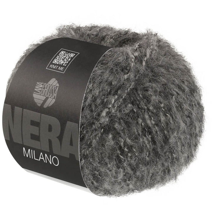 Lana Grossa 2 - Dunkelgrau meliert Lana Grossa Milano Lieblingsgarn