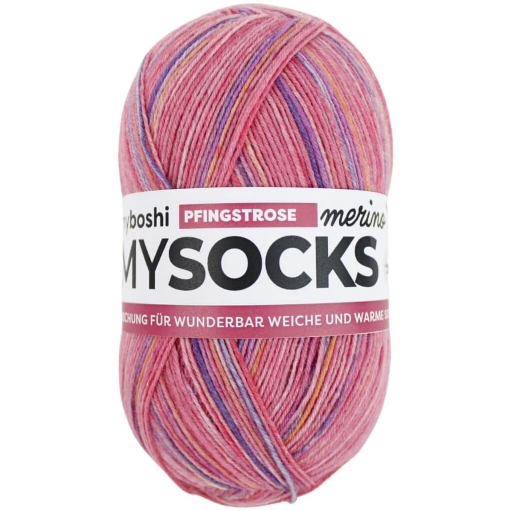 myBoshi Pfingstrose myboshi mysocks Merino Lieblingsgarn