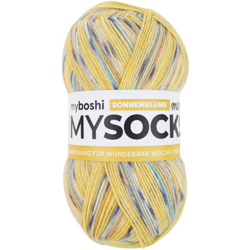 myBoshi Sonnenblume myboshi mysocks Merino Lieblingsgarn