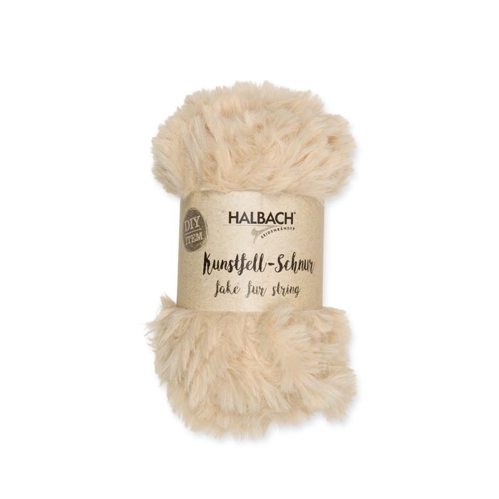 Halbach 71 - beige Halbach Kunstfell-Schnur Lieblingsgarn
